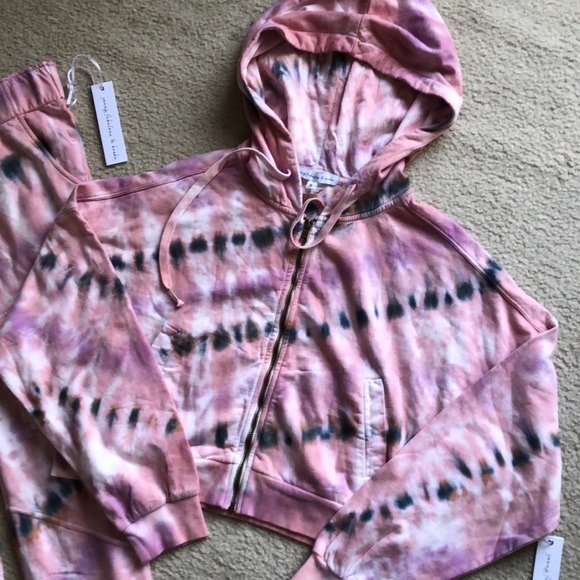 NWT Young Fabulous & Broke Tie Dye Hoodie - Picture 2 of 7